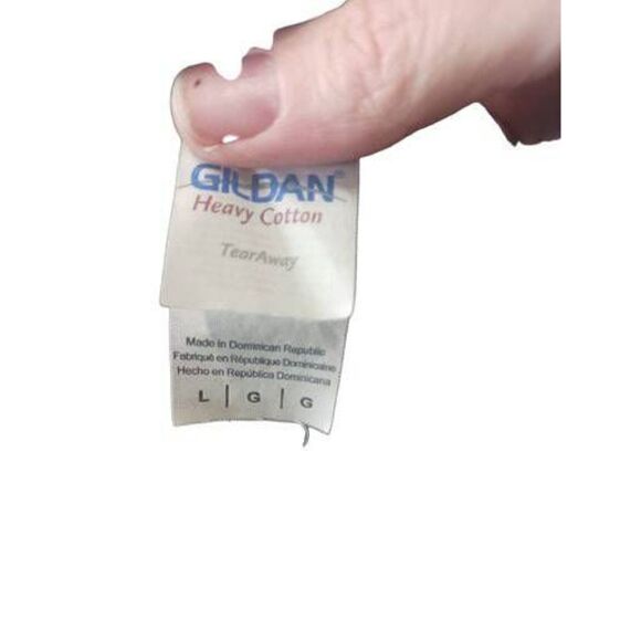 Vintage band tee Size large gildan tag  obscure band - Picture 2 of 3